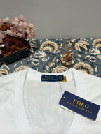 RL V-Neck T-Shirt - White