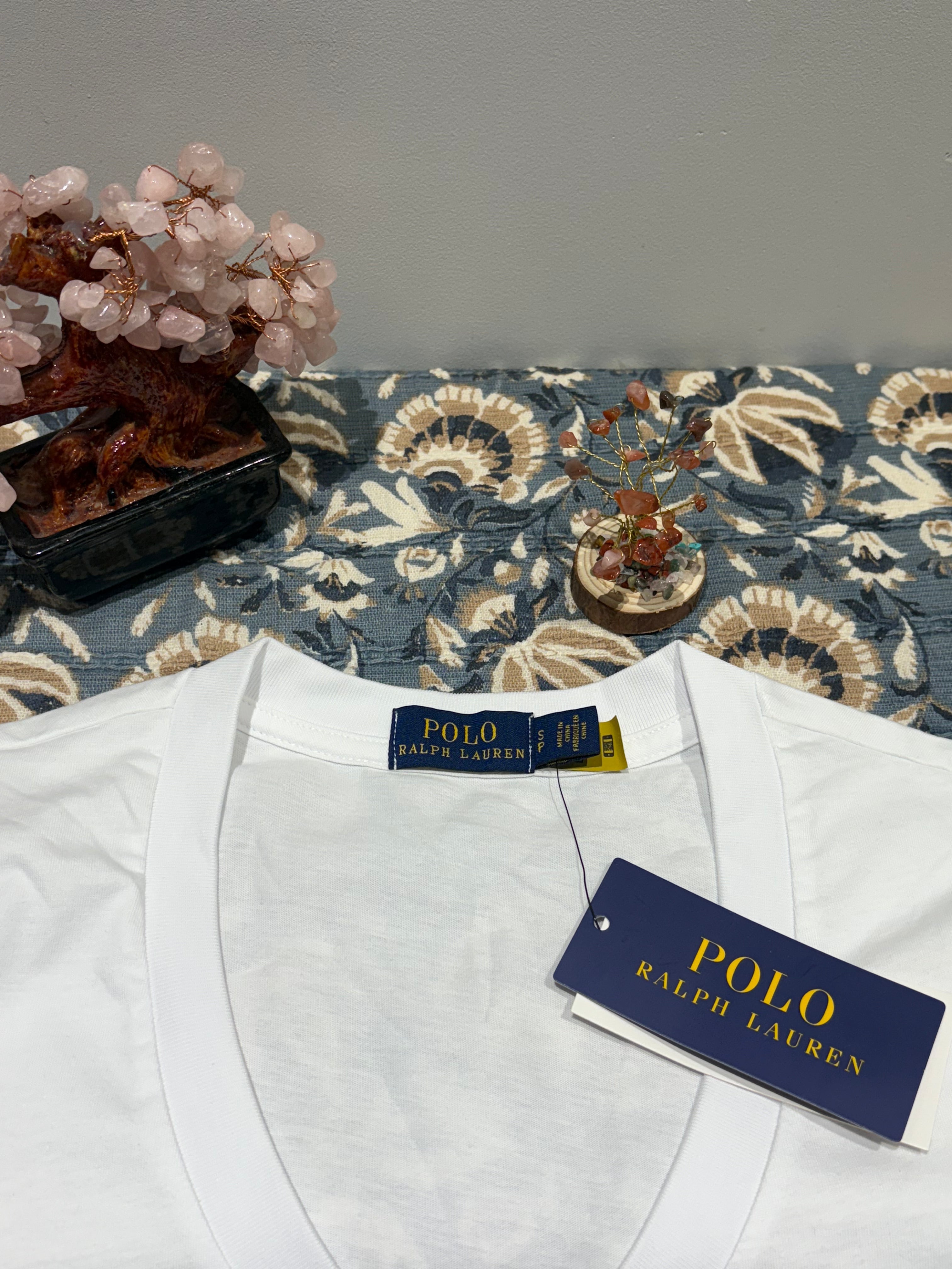 RL V-Neck T-Shirt - White