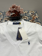 RL V-Neck T-Shirt - White