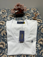 RL V-Neck T-Shirt - White