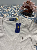 RL V-Neck T-Shirt - Oatmeal