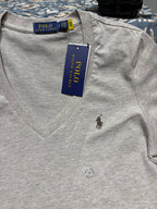 RL V-Neck T-Shirt - Oatmeal