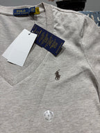 RL V-Neck T-Shirt - Oatmeal