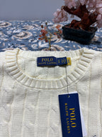 RL Cable Knit Jumper - Cream