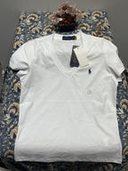 RL V-Neck T-Shirt - White