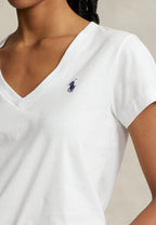 RL V-Neck T-Shirt - White